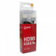 Extradigital HDMI to HDMI, 0.75m, v1.4b, 36 AWG, Gold, PVC, Ultra-Slim
